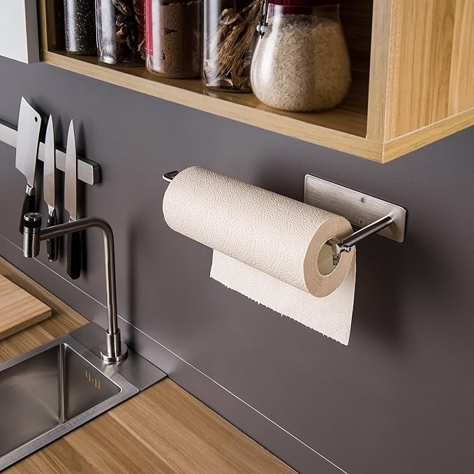 SUNTECH Paper Towel Holder Under Cabinet - Image 5