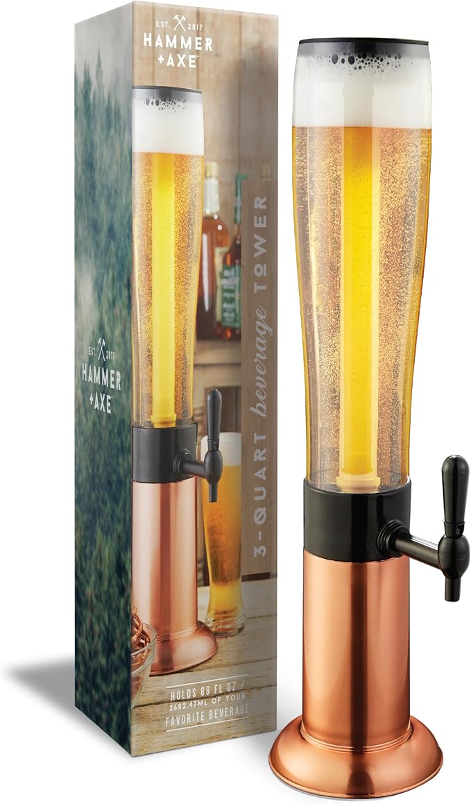 Hammer + Axe Beverage Dispenser – 88 oz Party Drink Dispenser by Hammer+%2B+Axe