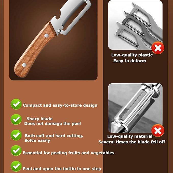 Multifunctional Vegetable Peeler, Zero Flex Peeler - Image 3