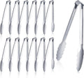 12 pieces Buffet Tongs 9'' Inches Serving Tongs Heavy Duty Stainless steel by XEVOM