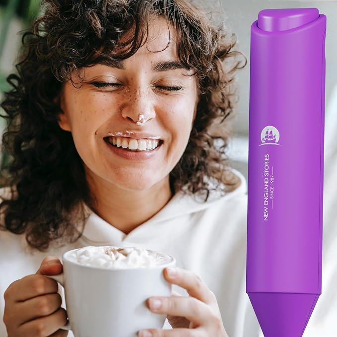 Powerful Milk Frother Handheld Foam Maker, Mini Whisk Drink Mixer - Image 4
