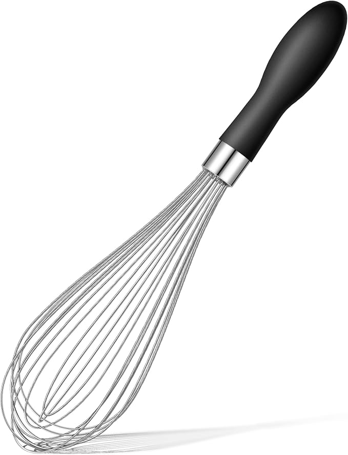 Rainspire 12-Inch Wire Whisk Stainless Steel, Balloon Whisks by Rainspire