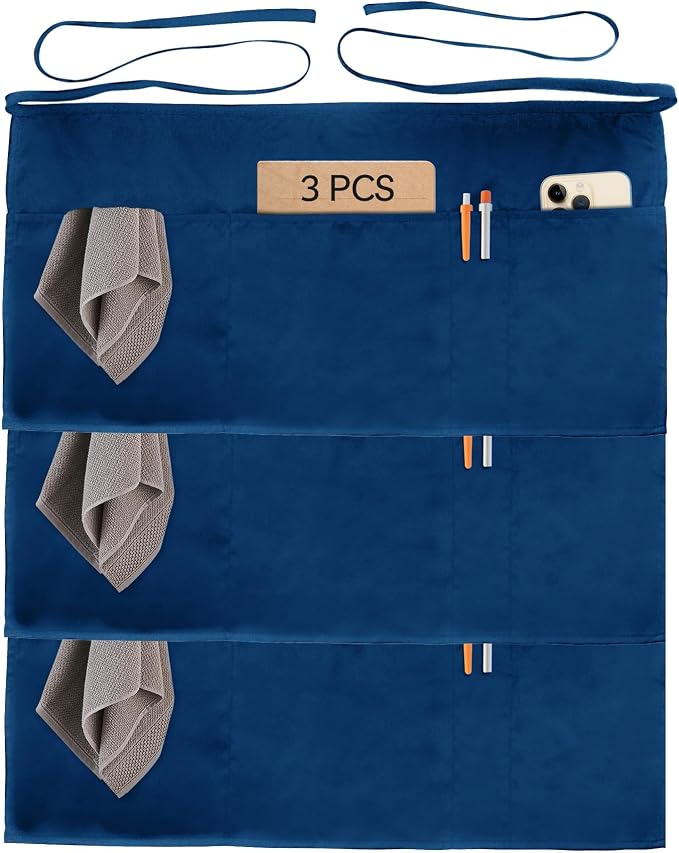 Xeoxarel Aprons with 4 Pockets 23.5'' X 11.5'' by XeoxarelWomensvests