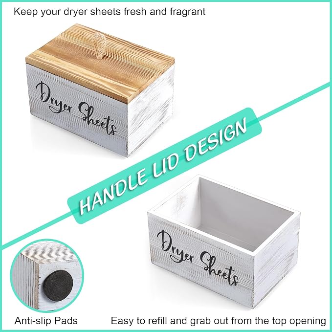 Dryer Sheet Holder, Laundry Room Organization and Storage - Image 3