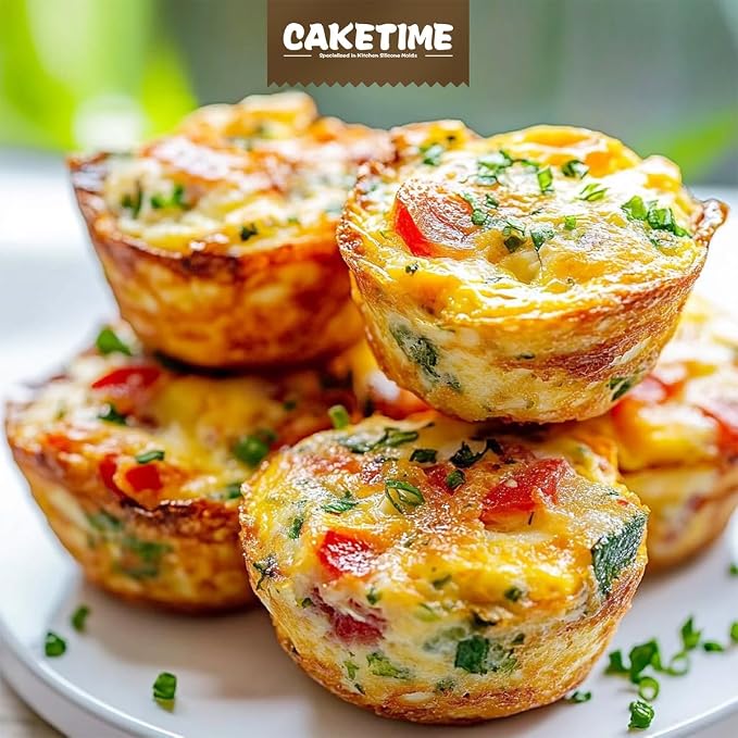CAKETIME Silicone Muffin Pan 3 Pack Regular 12 Cup Muffin Tin - Image 8