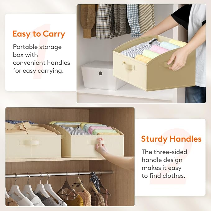 Lifewit Trapezoid Closet Storage Bins - Image 4