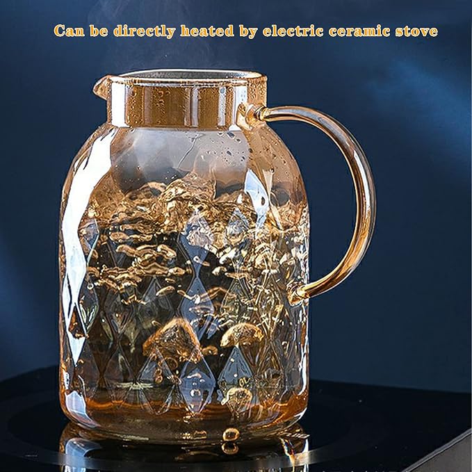 AEFPOYMXU 62oz Glass Pitcher - Image 8