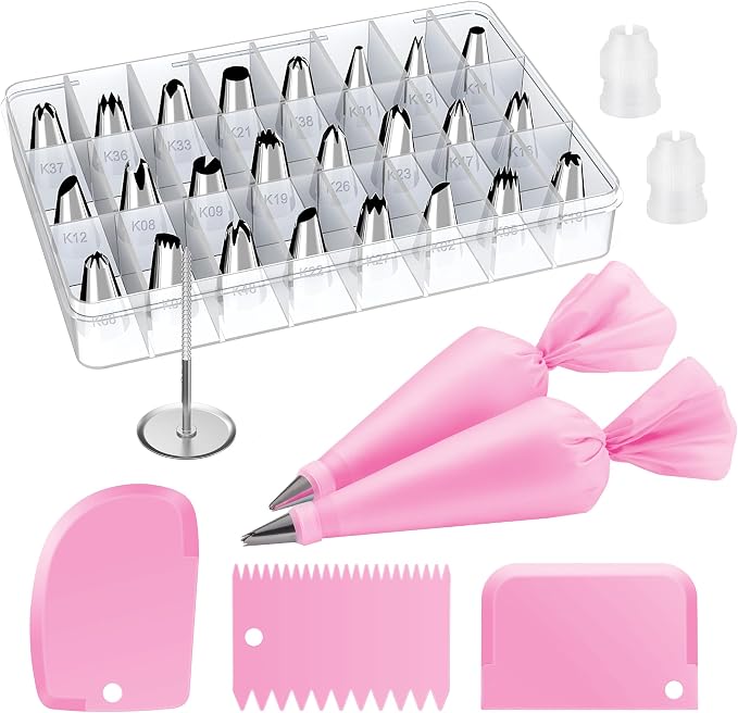 Kootek 32-Piece Piping Bags and Tips Set by Kootek
