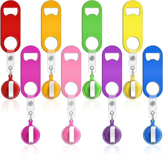 Honoson 8 Pieces Retractable Bottle Opener Bartender Flat Beer Opener by Honoson