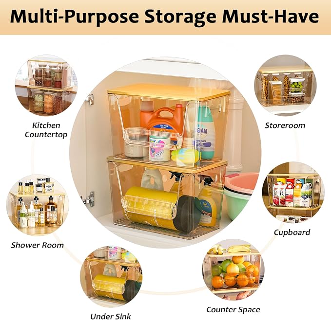 Delamu 2 Set Pantry Organizers and Storage, Trash Bag Dispenser - Image 7