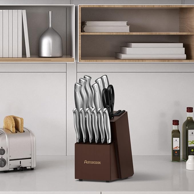 Astercook Knife Set, 15-Piece Kitchen Knife Set - Image 7