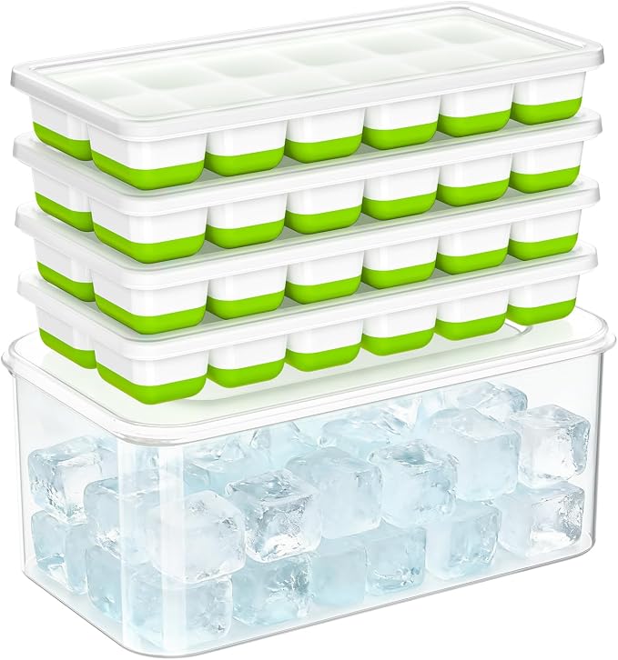 NFK Ice Cube Tray with Lid & Bin by Cusbus
