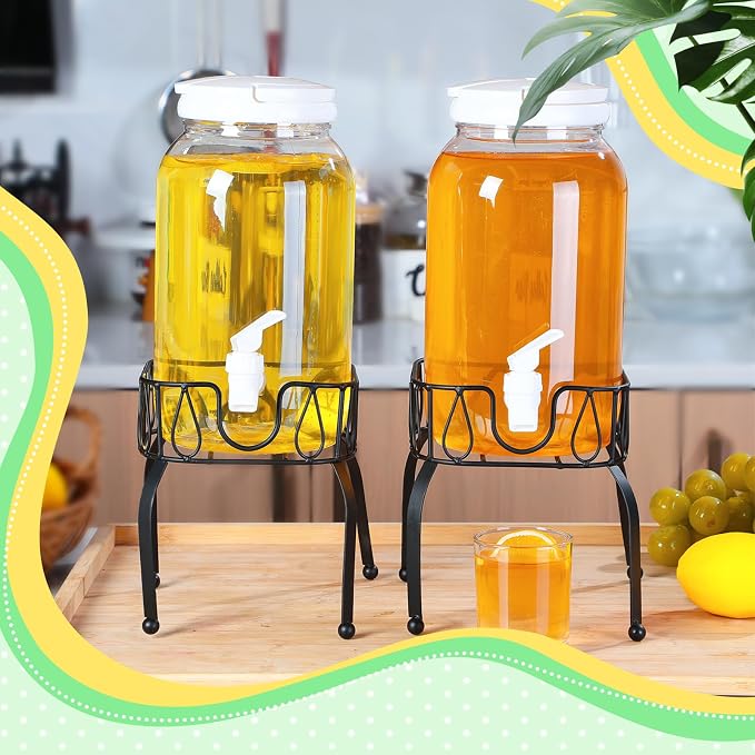 Tanlade 2 Pcs Plastic Drink Dispenser - Image 2