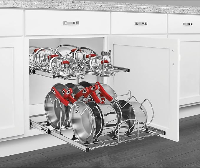 Rev-A-Shelf 2-Tier Kitchen Cabinet Pullout 20.75" Cabinet Organizer - Image 7