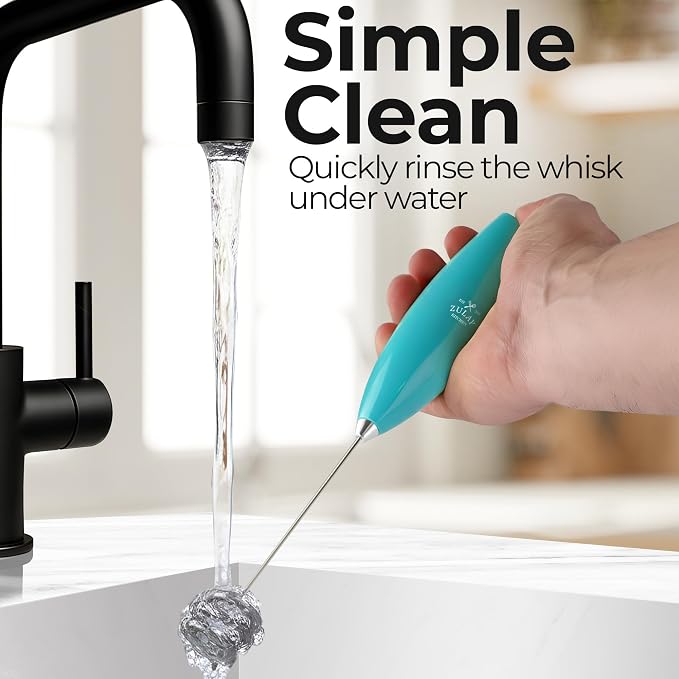 Zulay Kitchen Patented Tornado Triple Whisk Milk Frother - Image 9
