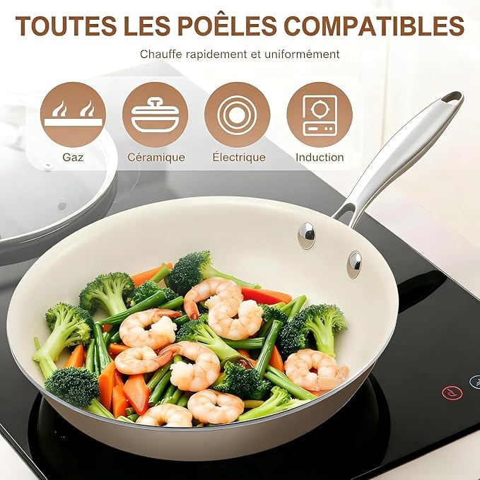 11 Inch Ceramic Nonstick Frying Pan - Image 7