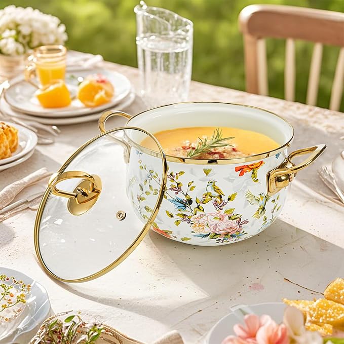 SOUJOY 2.8 Quart Enamel Stockpot - Image 7