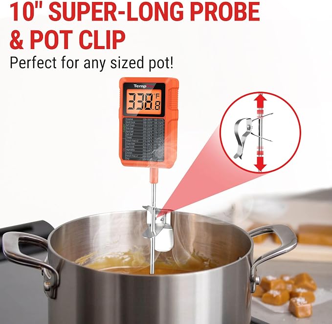 TempPro TP510 Waterproof Digital Candy Thermometer - Image 2