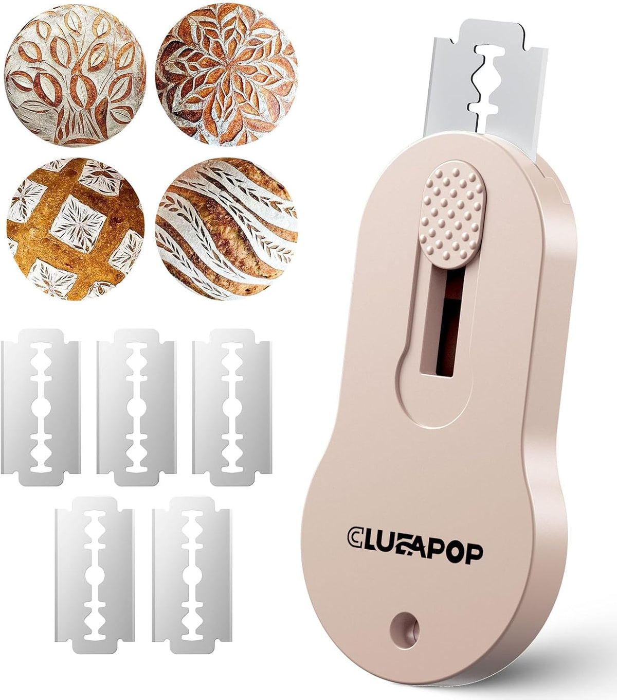 Bread Lame, Extractable & Magnetic Bread Lame Dough Scoring Tool