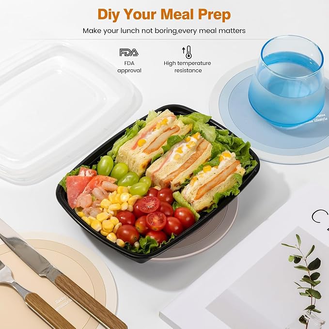 Glotoch Meal Prep Containers 1-Compartment - Image 5