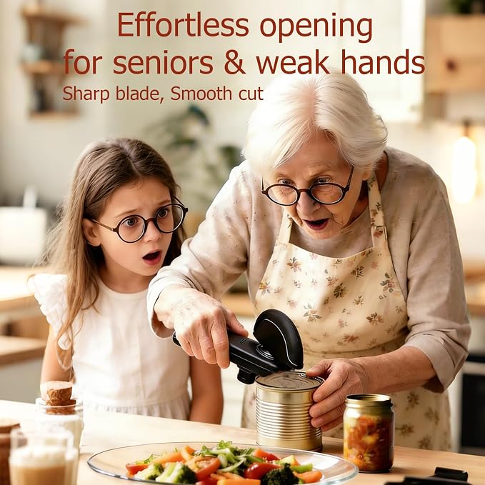 4-In-1 Multifunctional Can Opener Manual, Can Openers - Image 3
