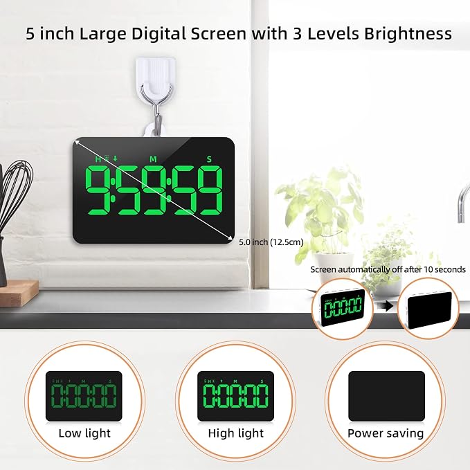 Rechargeable Digital Kitchen Timer - Image 3