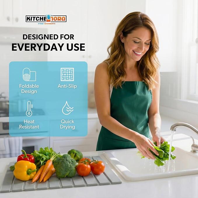 Stone Drying Mat for Kitchen Counter - Image 7