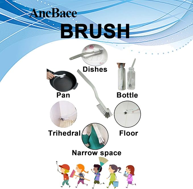 Dish Brush Kitchen Cleaning Brush Bottle Brush Bathroom Scrub Brushes Sink - Image 7