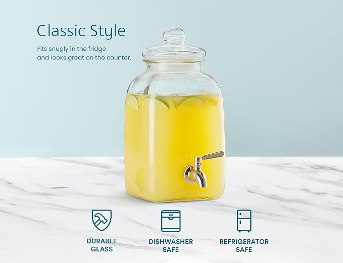 Kook Glass Drink Dispenser, - Image 6