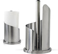 Stainless Steel Paper Towel Holder Countertop, Modern Spiral Cover Design by OLIXAN