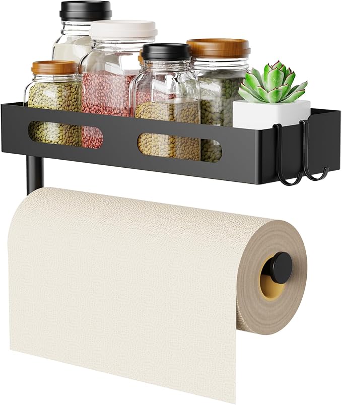 Paper Towel Holder Wall Mount for Kitchen, Paper Towel Holder by EffiJoy