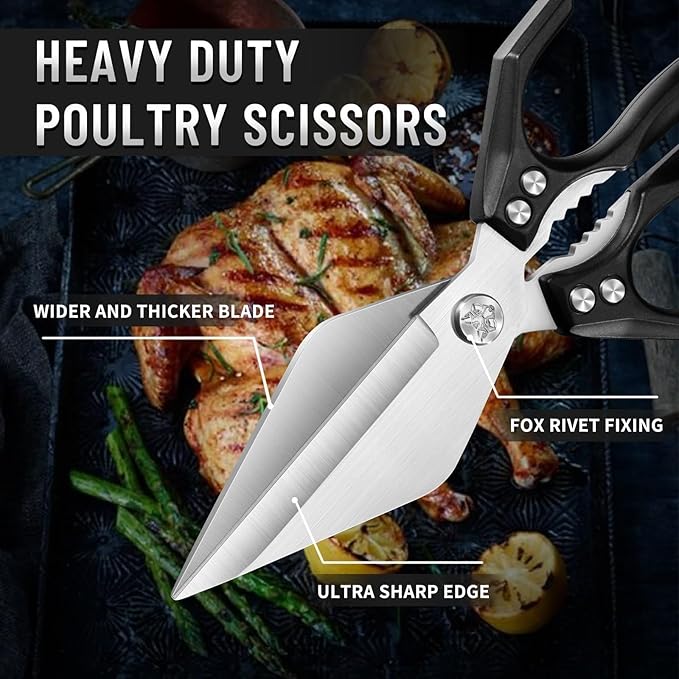 Dream Reach Kitchen Shears for Food Heavy Duty Poultry Shears - Image 3