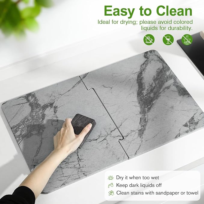 Luxspire Large Stone Drying Mat - Image 4