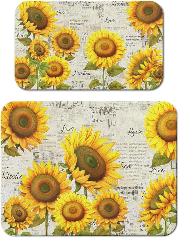 Dish Drying Mat for Kitchen Counter 2 Pack by Unknown