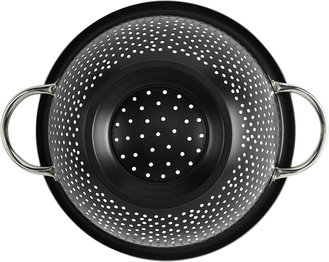 GoodCook Gourmet Colander, 5qt capacity, Stainless Steel - Image 3
