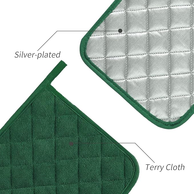 Pot Holders Buffalo Plaid Cotton Heat Resistant Potholder, Pot Holder, Hot Pads - Image 3