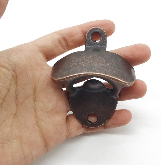 RONYOUNG 12PCS Wall Mounted Bottle Opener Vintage Beer Bottle Opener Suitable - Image 5