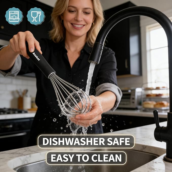 3 Packs Stainless Steel Whisk Set - Image 7