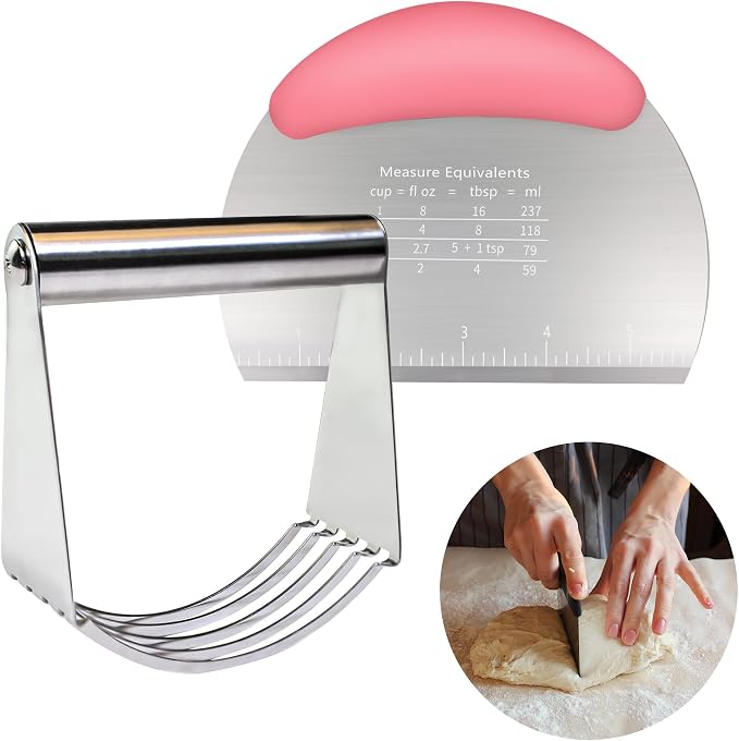 Pastry Cutter Dough Scraper Dough Cutter Scraper Tool Kitchen Pastry Blender by MSWGO