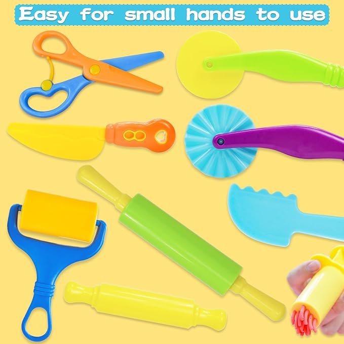 LCY WEDSHI Dough Tool Set, Dough Accessories Includes Cutters Roller, Rolling - Image 4