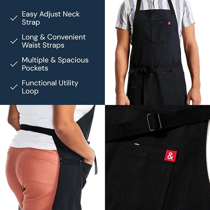 hedley & bennett Essential Apron - Image 4