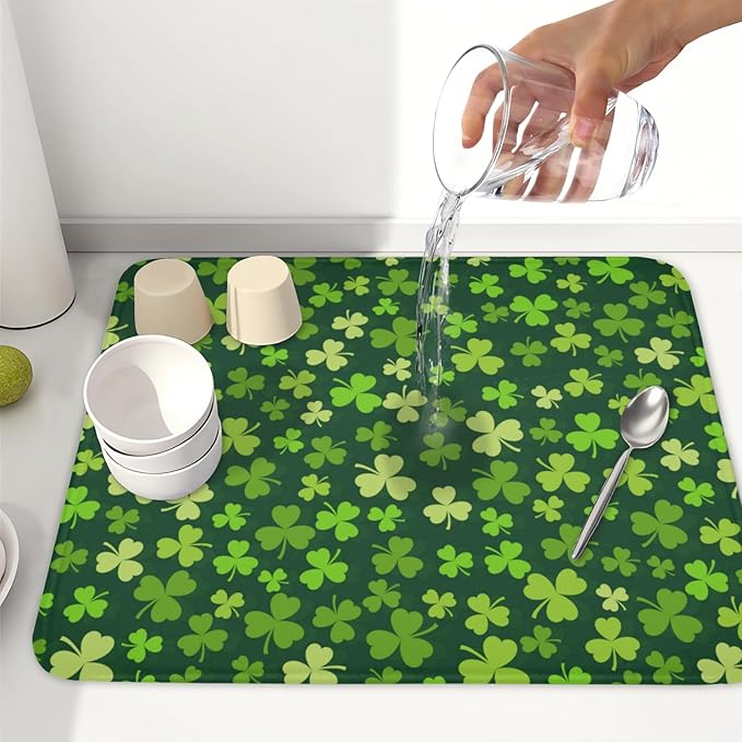 St. Patrick's Day Dish Drying Mat - Image 6