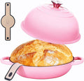 ONKO Dutch Oven For Sourdough Bread Baking, 6QT Enameled Cast Iron Dutch Oven by ONKO