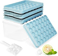 Ice Cube Trays with Lid and Bin, 1.0 IN Small Round Ice Cube Mold by DclobTop