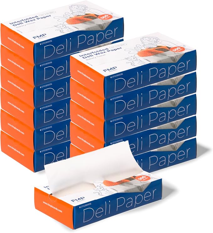 Fit Meal Prep 10 x 10.75" Wax Paper Sheets by FMPBRANDS
