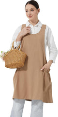 Cozy Adjustable Cross Back Aprons by APRONNER