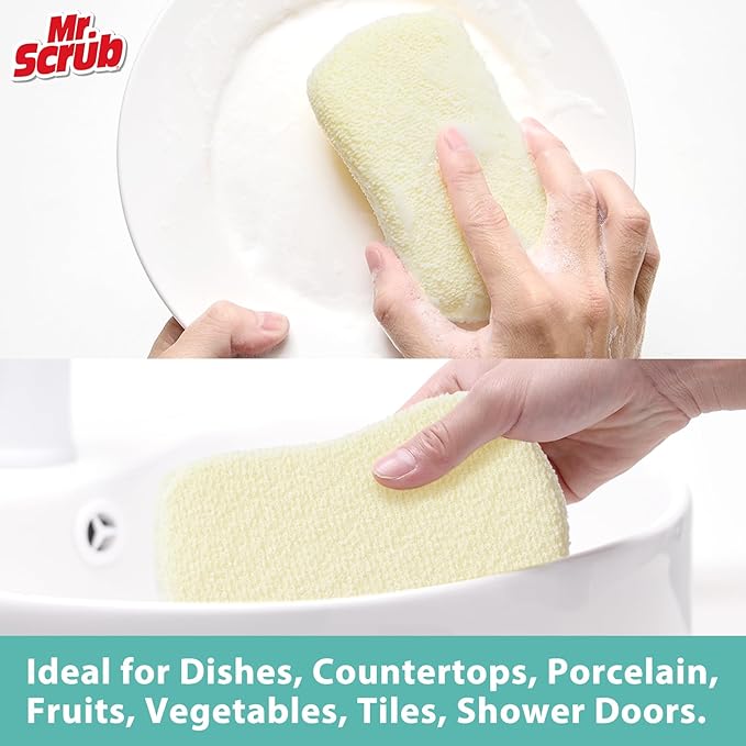 Mr. Scrub Sponges Kitchen Scrub Dish Sponge Scouring Pad, 6 Pack Cleaning Brush - Image 8