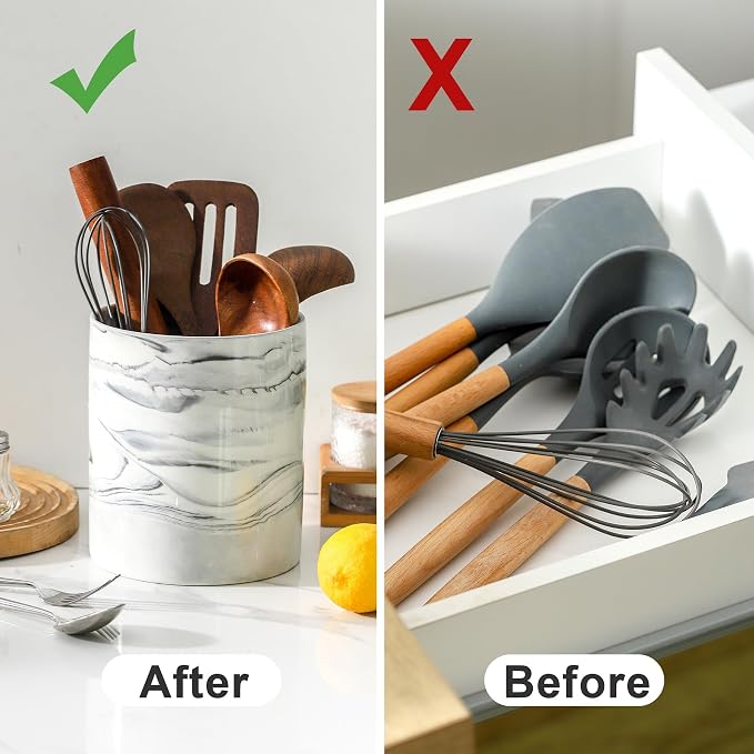 7.2 inch Large Utensil Holder for Kitchen Counter - Image 6