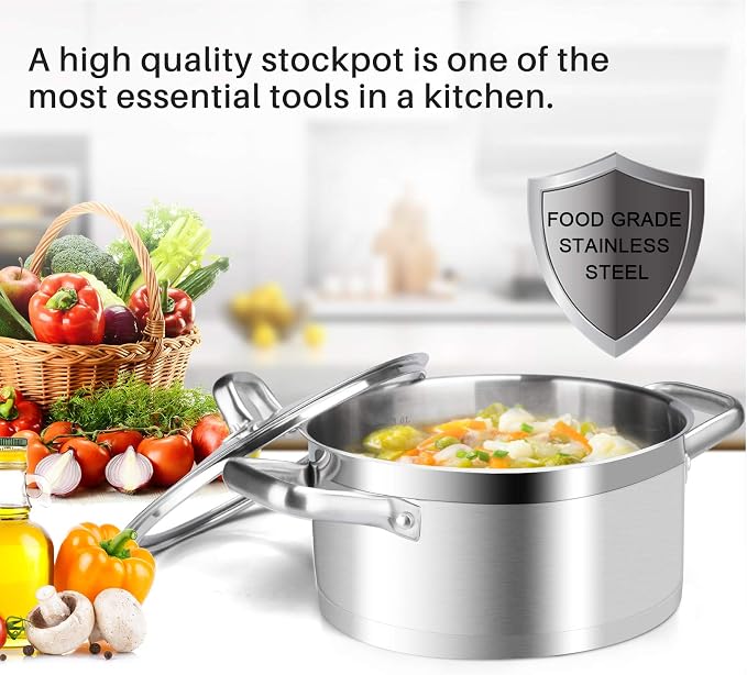 Duxtop Professional Stainless Steel Cookware Induction Ready Impact-bonded - Image 4