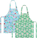 2 Pack Kids Apron, Cute Cooking Aprons, Waterproof Art Apron by XLSXEXCL